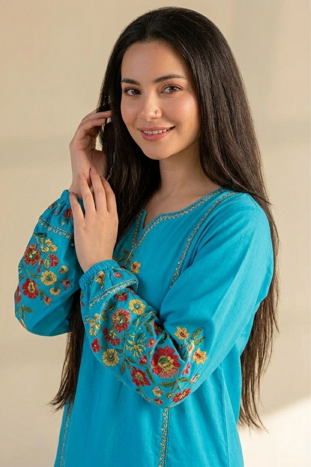 Neel Mehrab – 2PC Embroidered Set