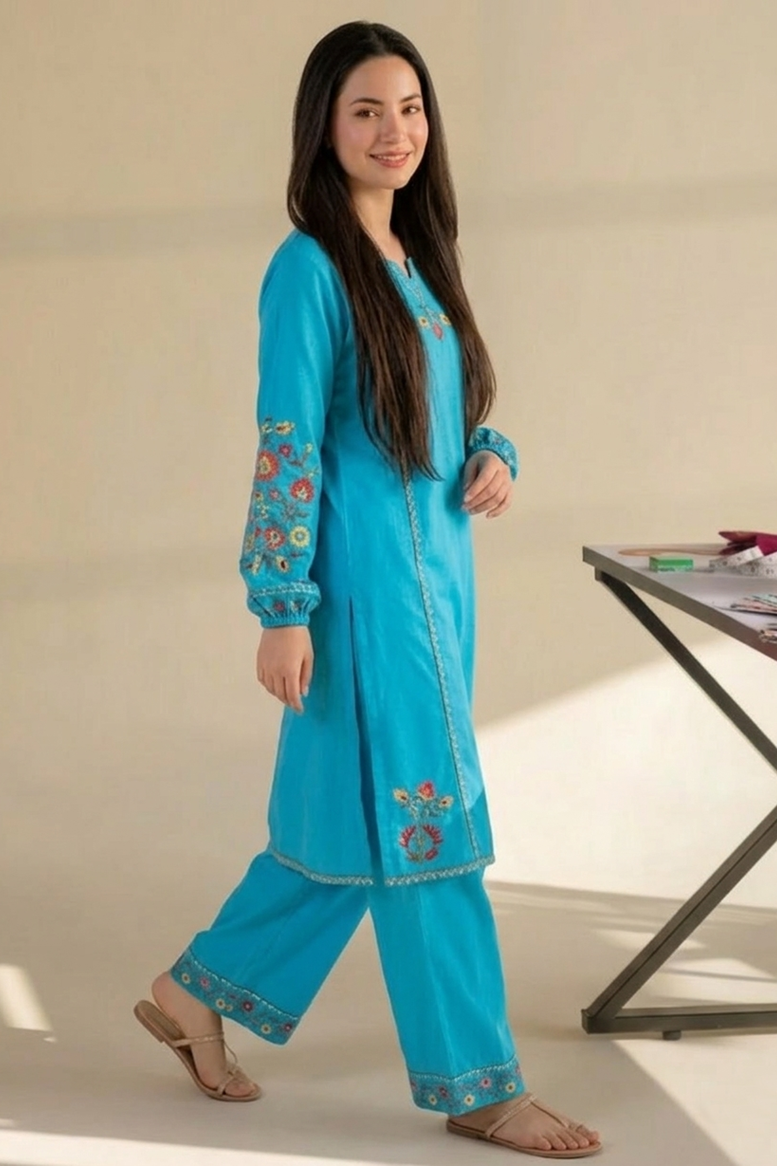 Neel Mehrab – 2PC Embroidered Set