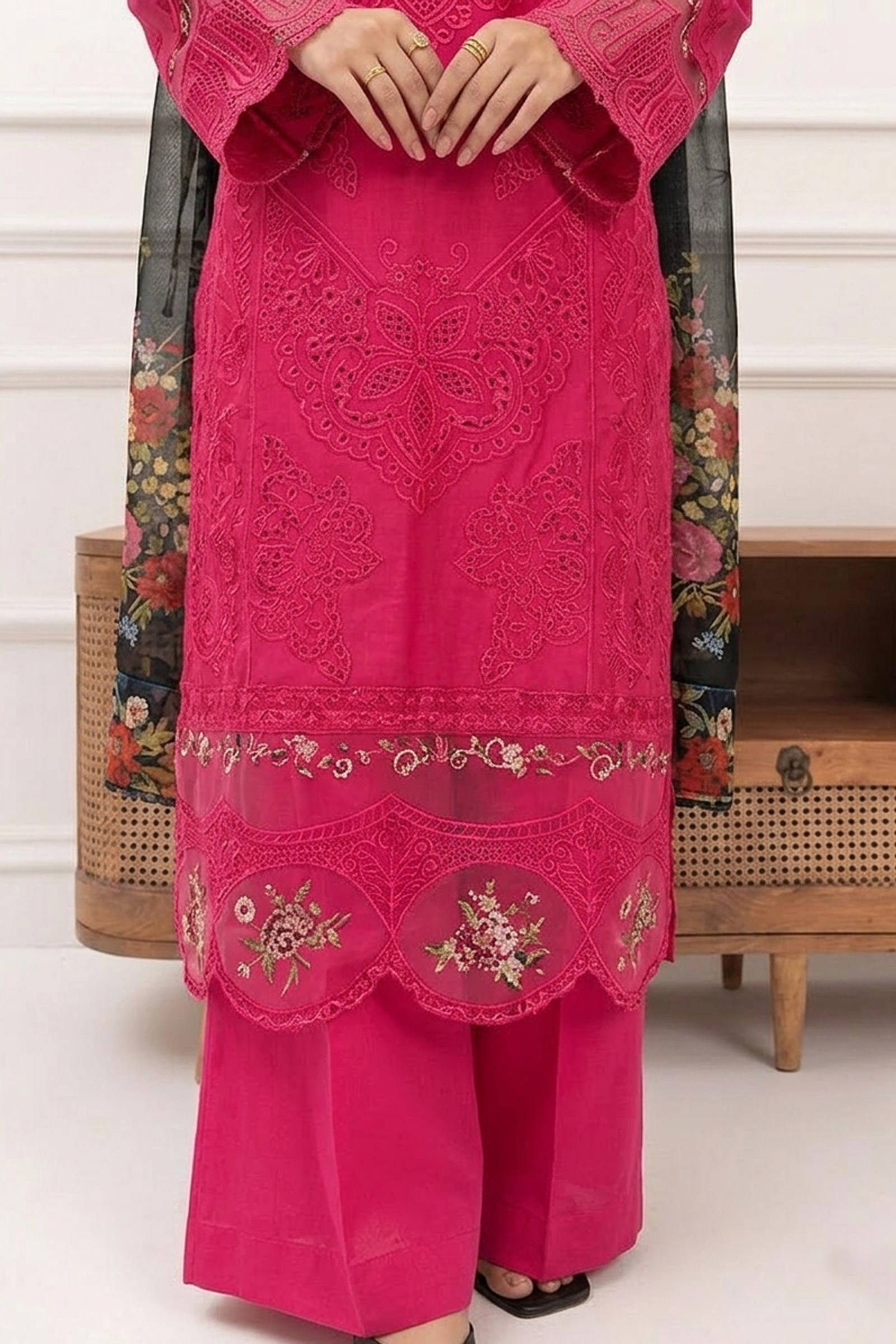 Rang-e-Gulab | 3 Piece embroidered suit