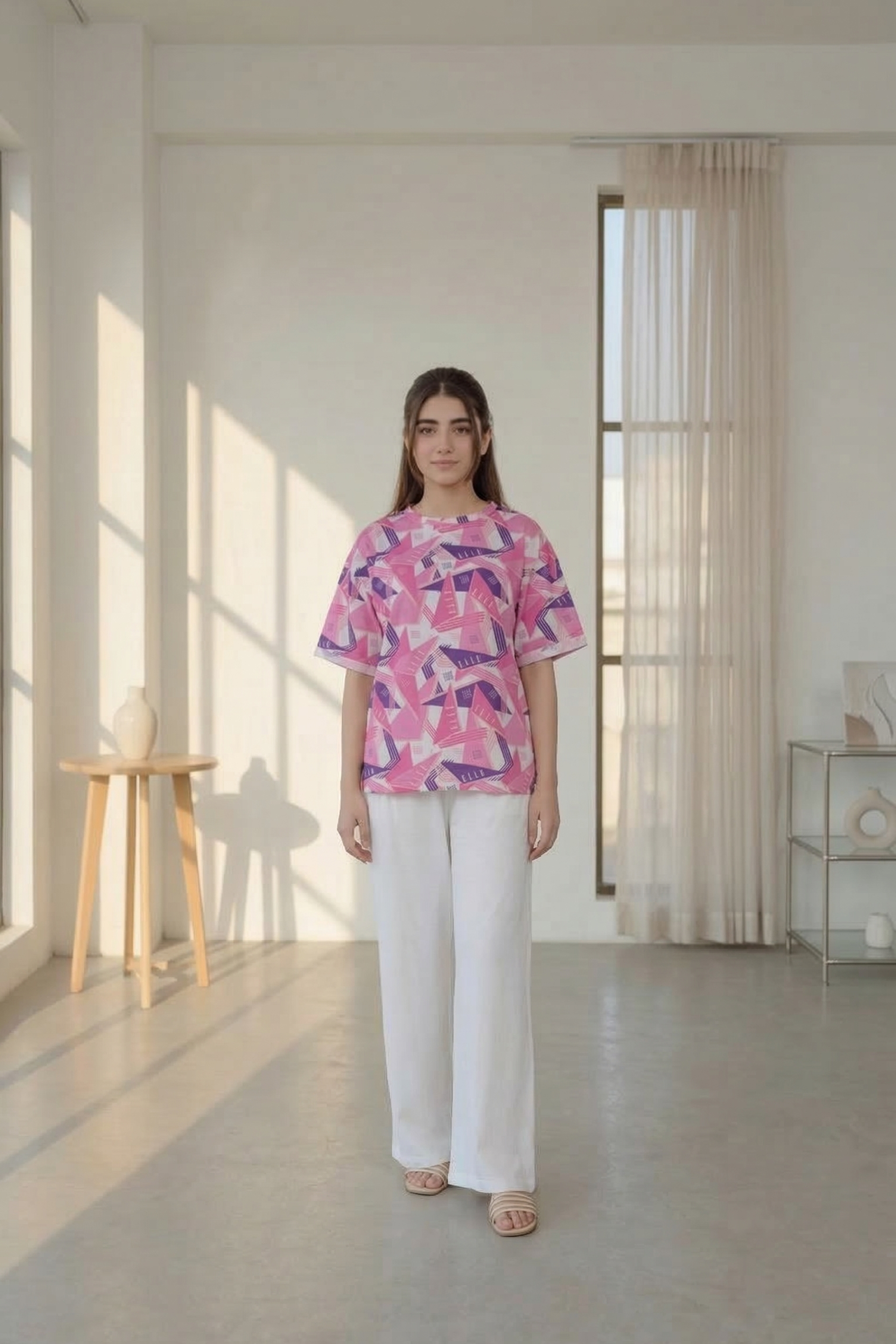 Pink Prism – Tees & Bottom Set